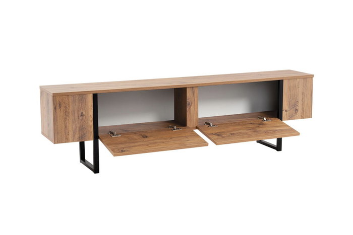 Nordure Mueble para TV Serenity - Pino Atlántico y Negro